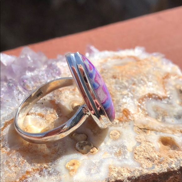 BOUTIQUE MEXICAN LAGUNA LACE 925 SILVER RING, 8.5 - Picture 5 of 8